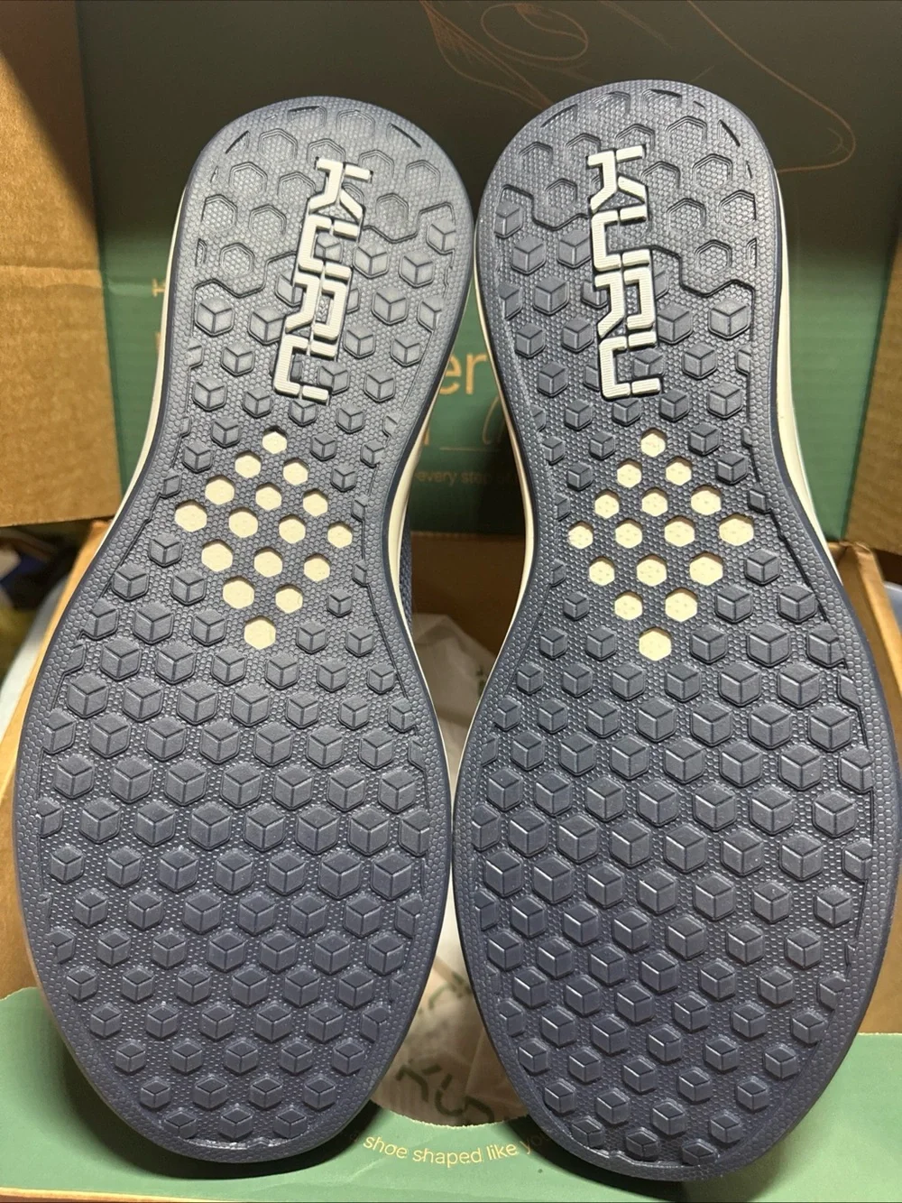 KURU atom Men’s Slip-On Knit Sneaker - Navy